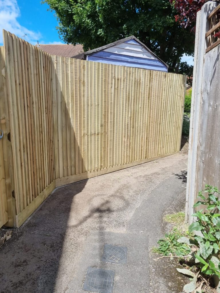 Complete Wooden Perimeter Fencing