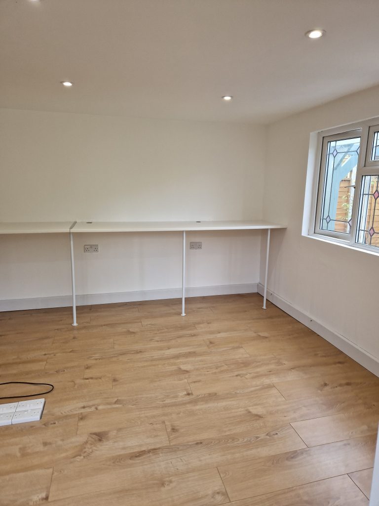 Completed Room Renovation Clean and Empty