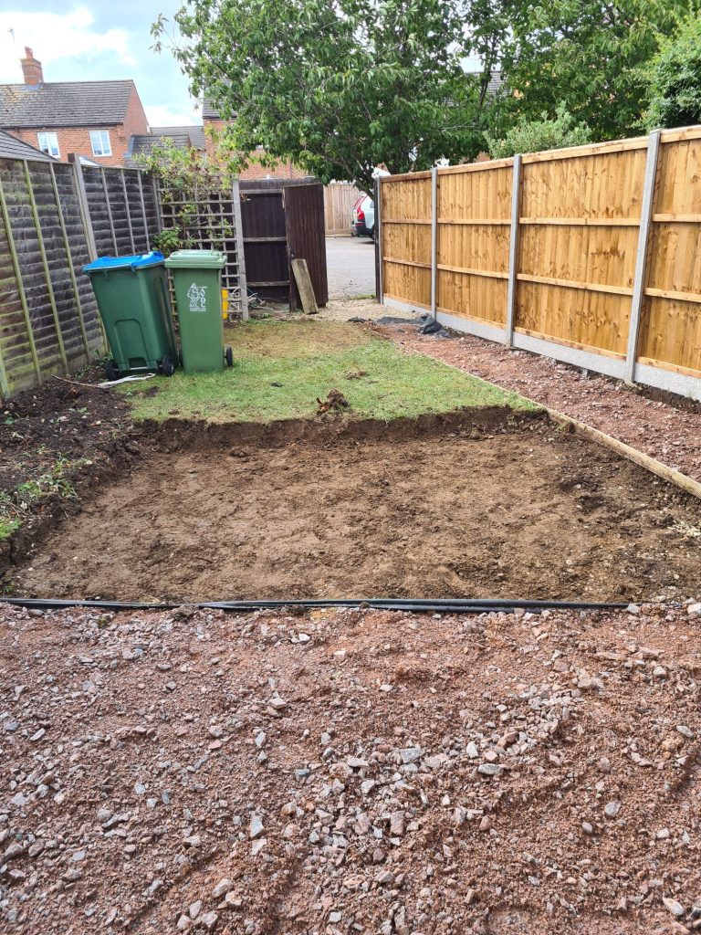 excavated-garden-area-for-landscaping
